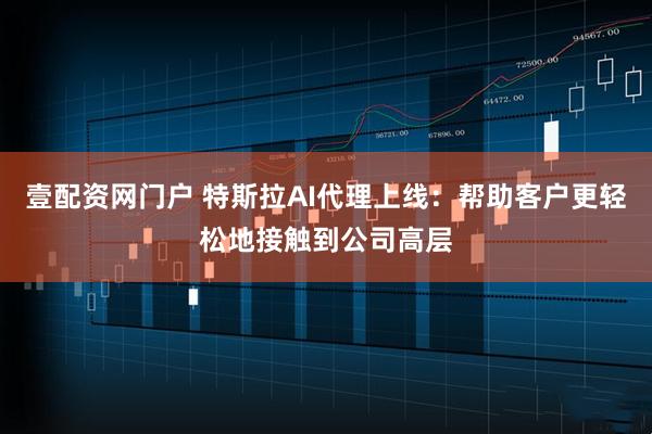 壹配资网门户 特斯拉AI代理上线：帮助客户更轻松地接触到公司高层